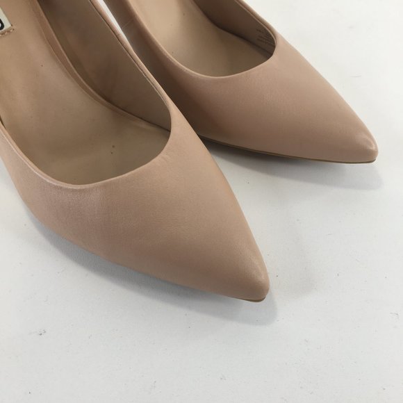 Karl Lagerfeld Royale Tan Leather Pumps Heels Size 8.5M - Picture 9 of 14